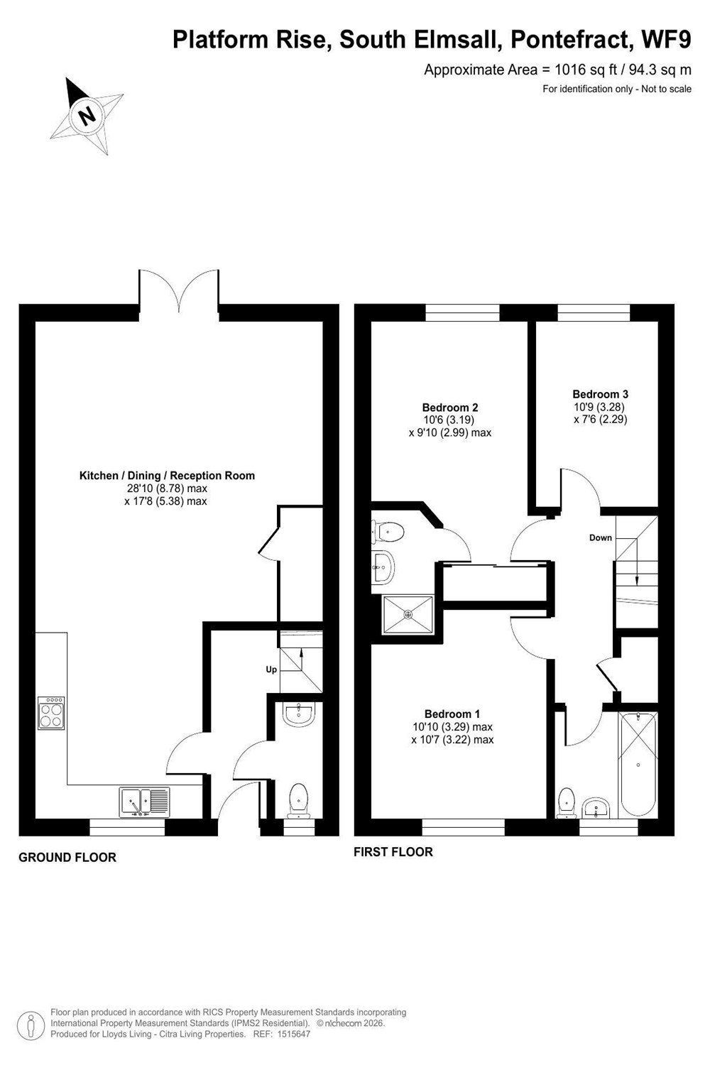 14, Platform Rise, South Elmsall, Pontefract floorplan