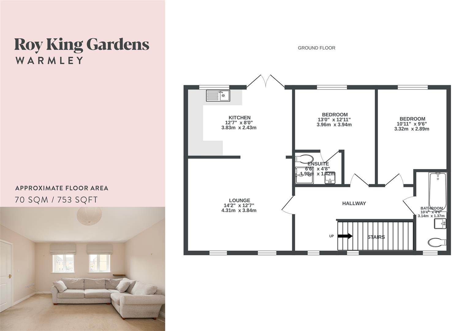 66, Roy King Gardens, Bristol floorplan