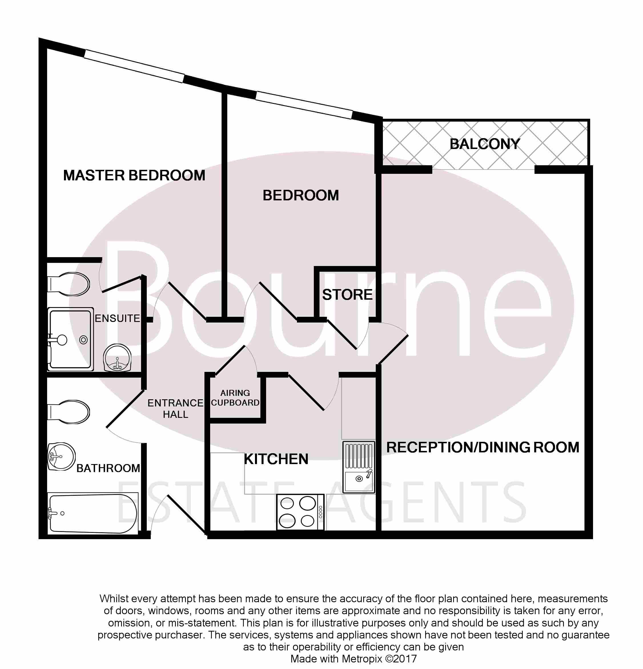 2 Bedrooms Flat to rent in Oriental Road, Woking GU22