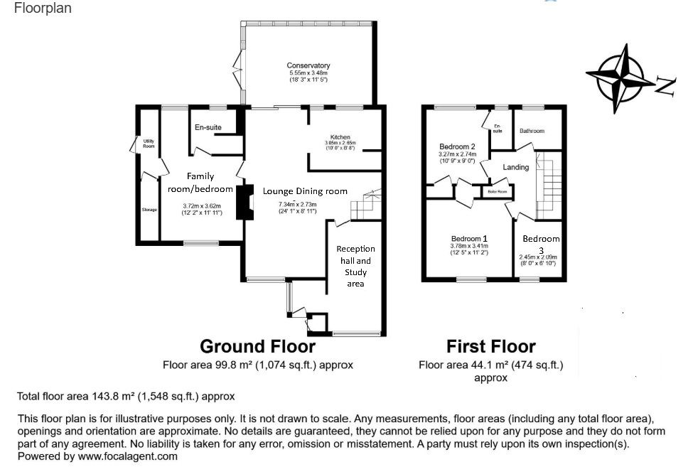 9, The Close, Milton Keynes floorplan