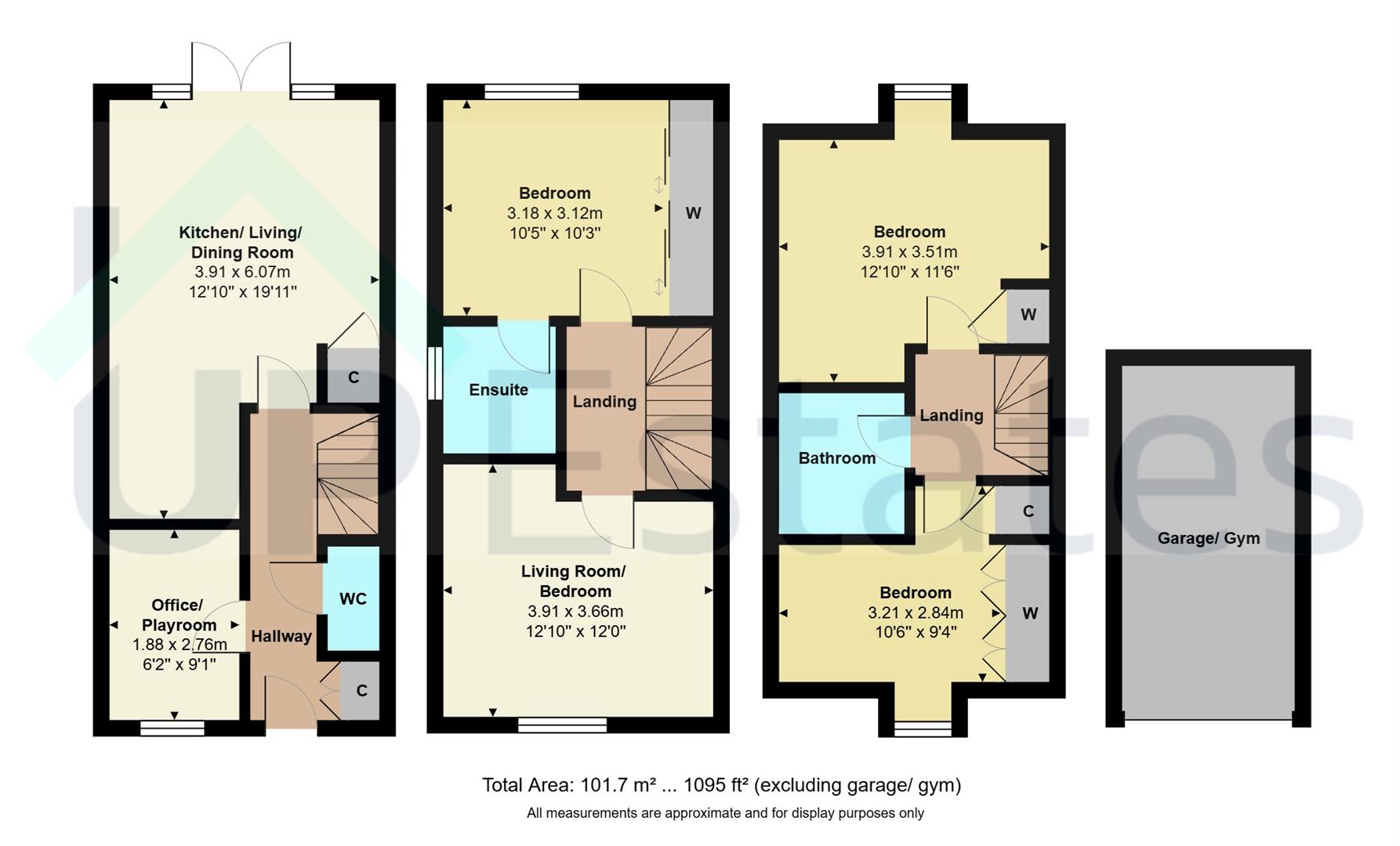 22, Fleece Lane, Nuneaton floorplan