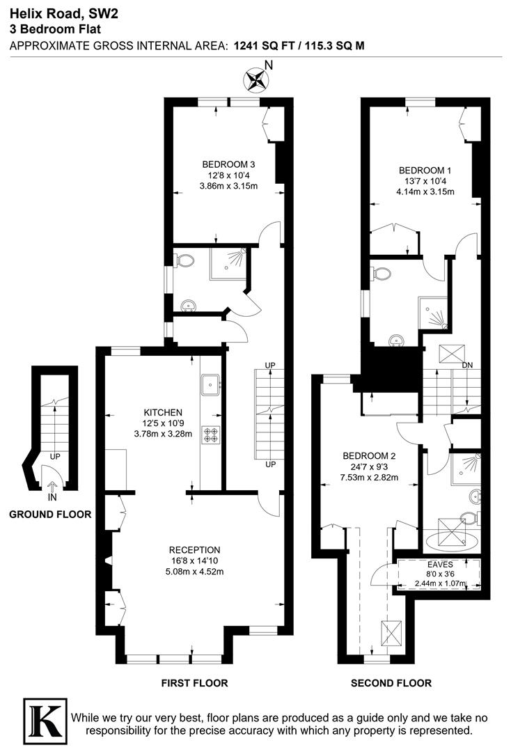 82b, Helix Road, London floorplan