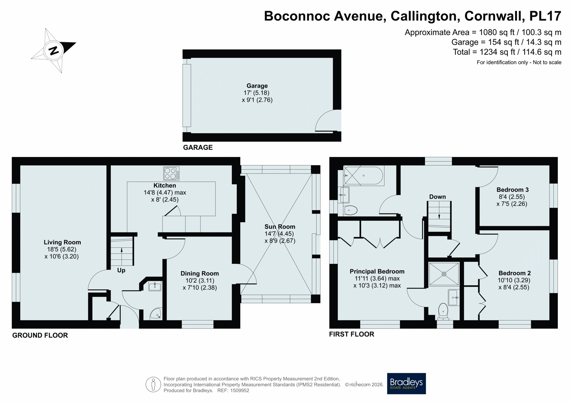 78, Boconnoc Avenue, Cornwall floorplan