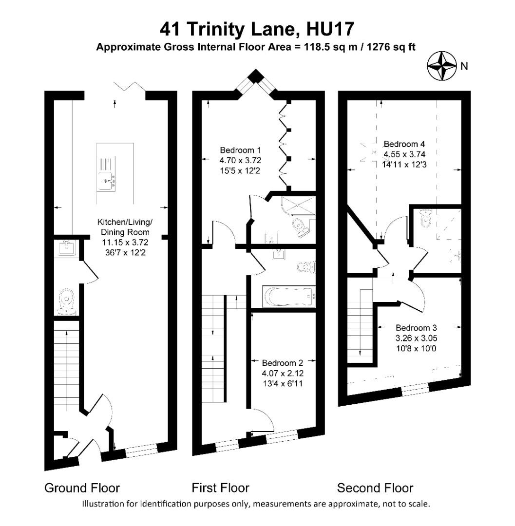 41, Trinity Lane, Beverley floorplan