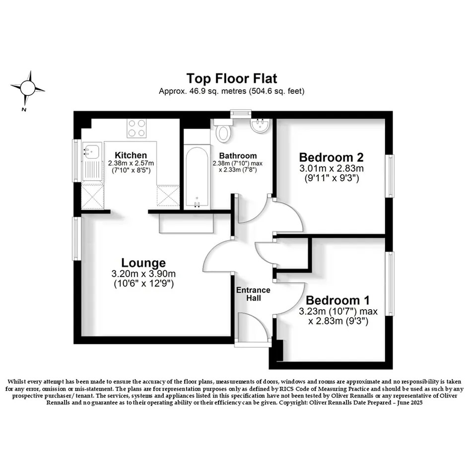 56, Michigan Close, Broxbourne floorplan