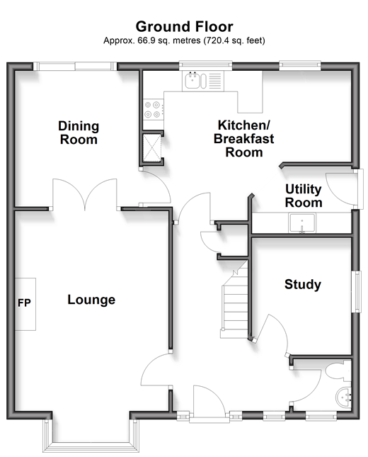 Batemans Close, Worthing floorplan
