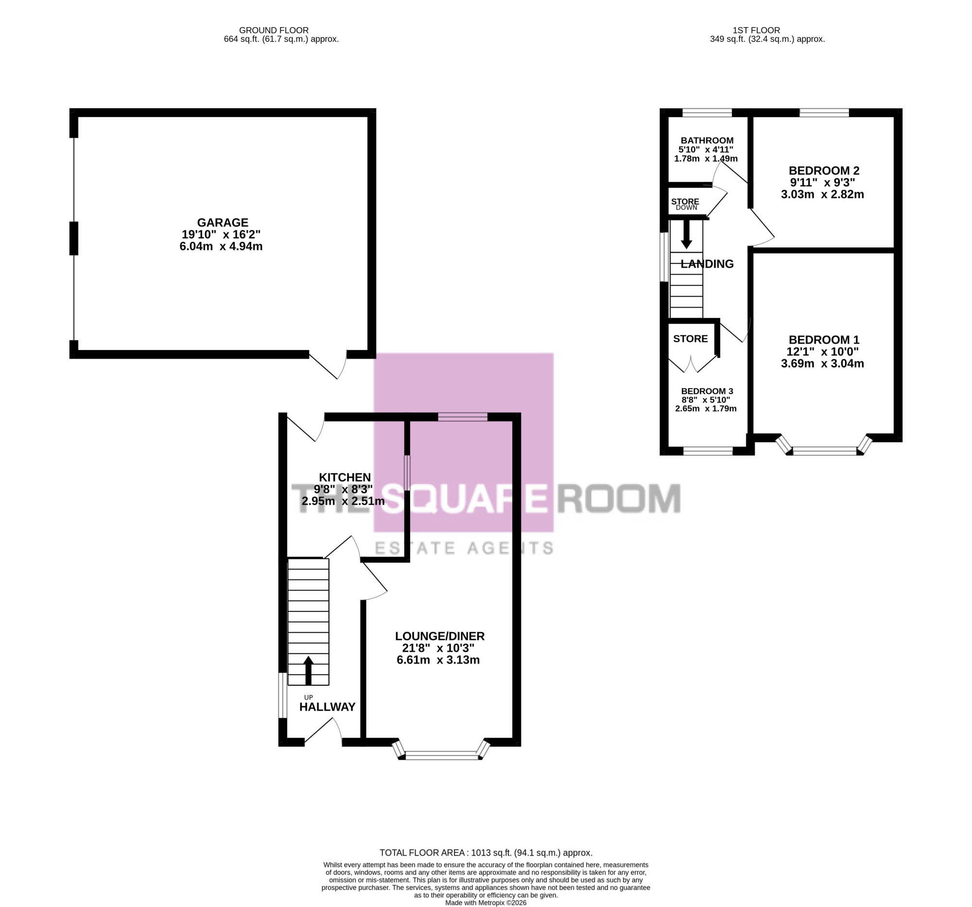 16, Ambleside Road, Blackpool floorplan