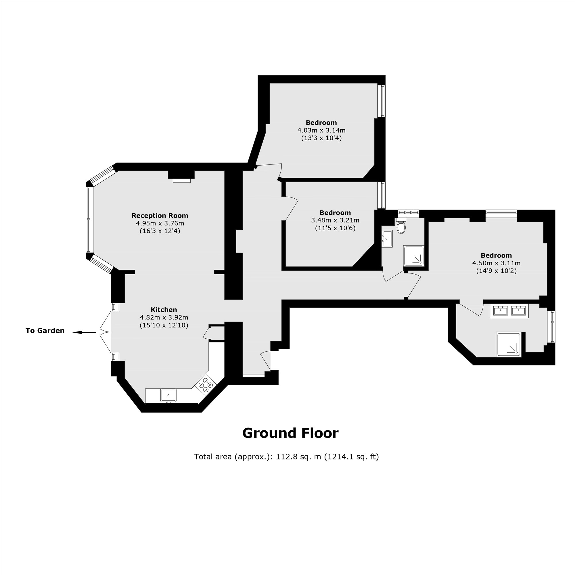 Flat 11, Cornwall Mansions, Cremorne Road, London floorplan