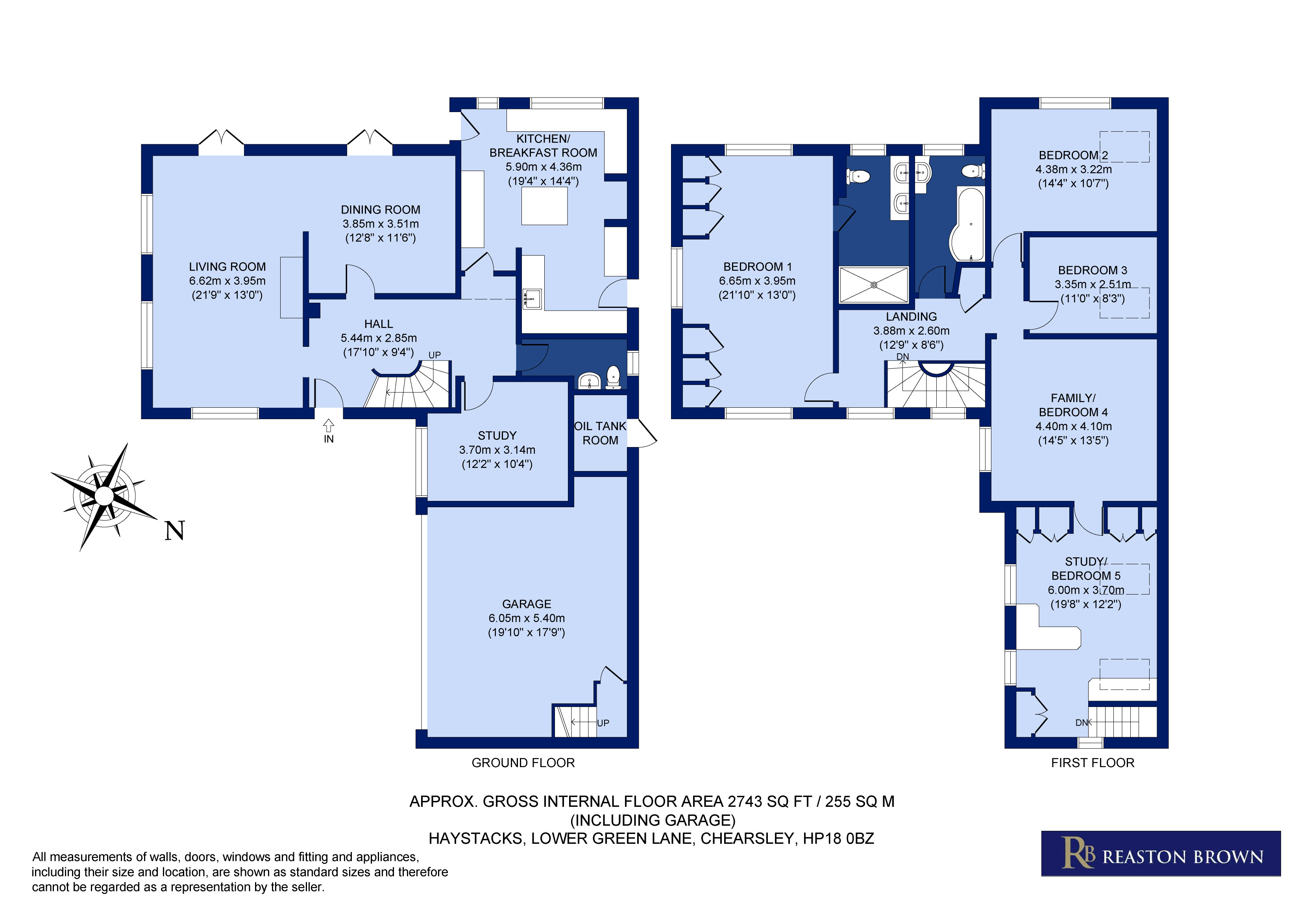 -, Lower Green Lane, Chearsley, Buckinghamshire, HP18 floorplan