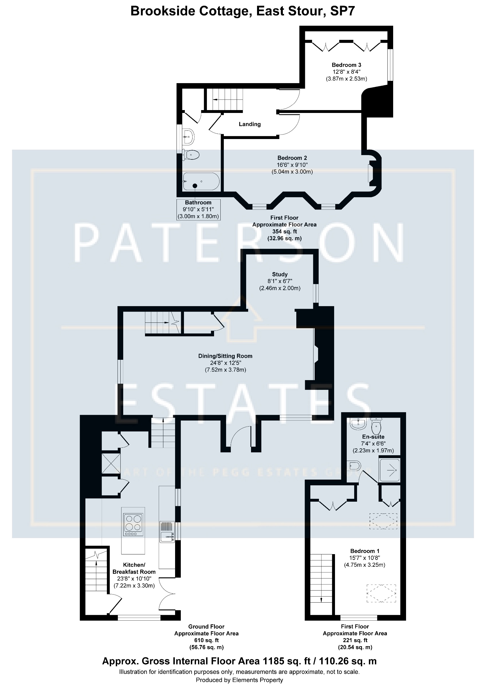 Brookside Cottage, Scotchey Hill, Gillingham floorplan