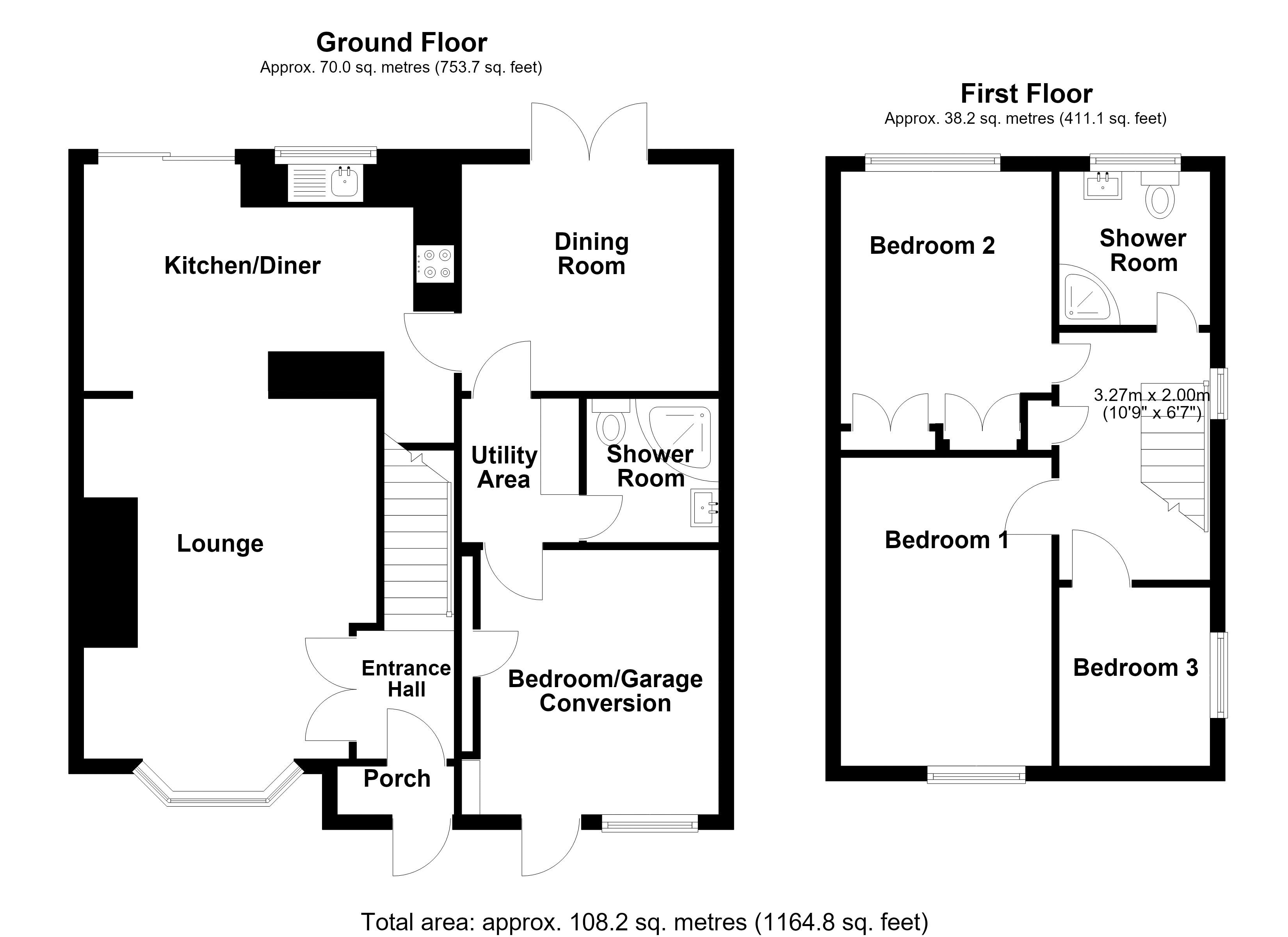 4, Waltham Crescent, Nuneaton floorplan