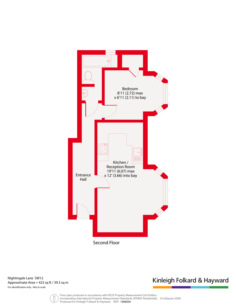 Flat 3, 100, Nightingale Lane, London floorplan