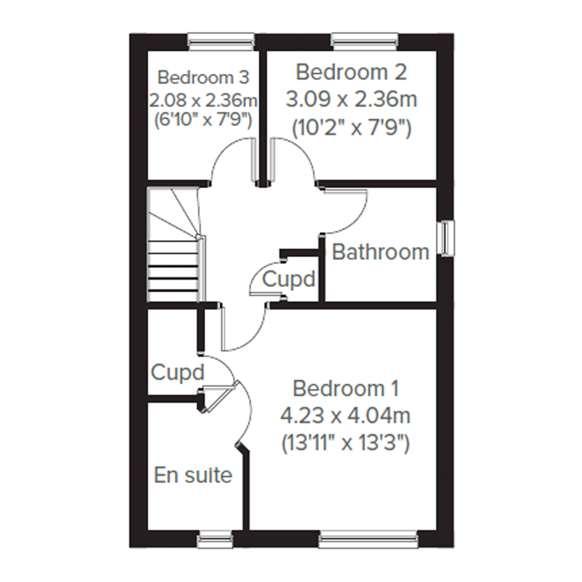 587, Bishopdale Way, Fulford floorplan