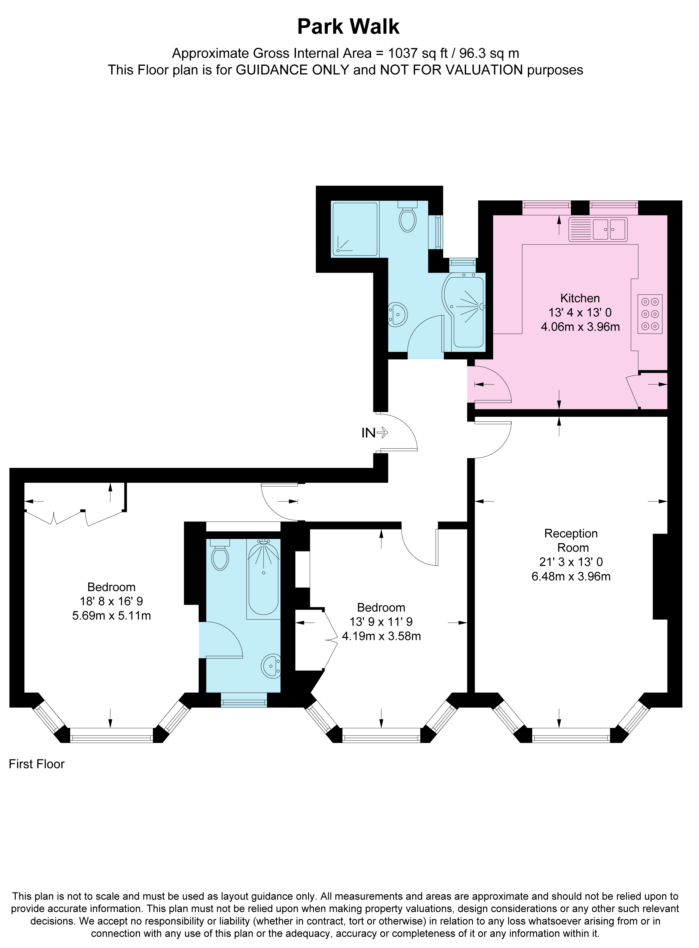 7, Stanley Mansions, Chelsea floorplan