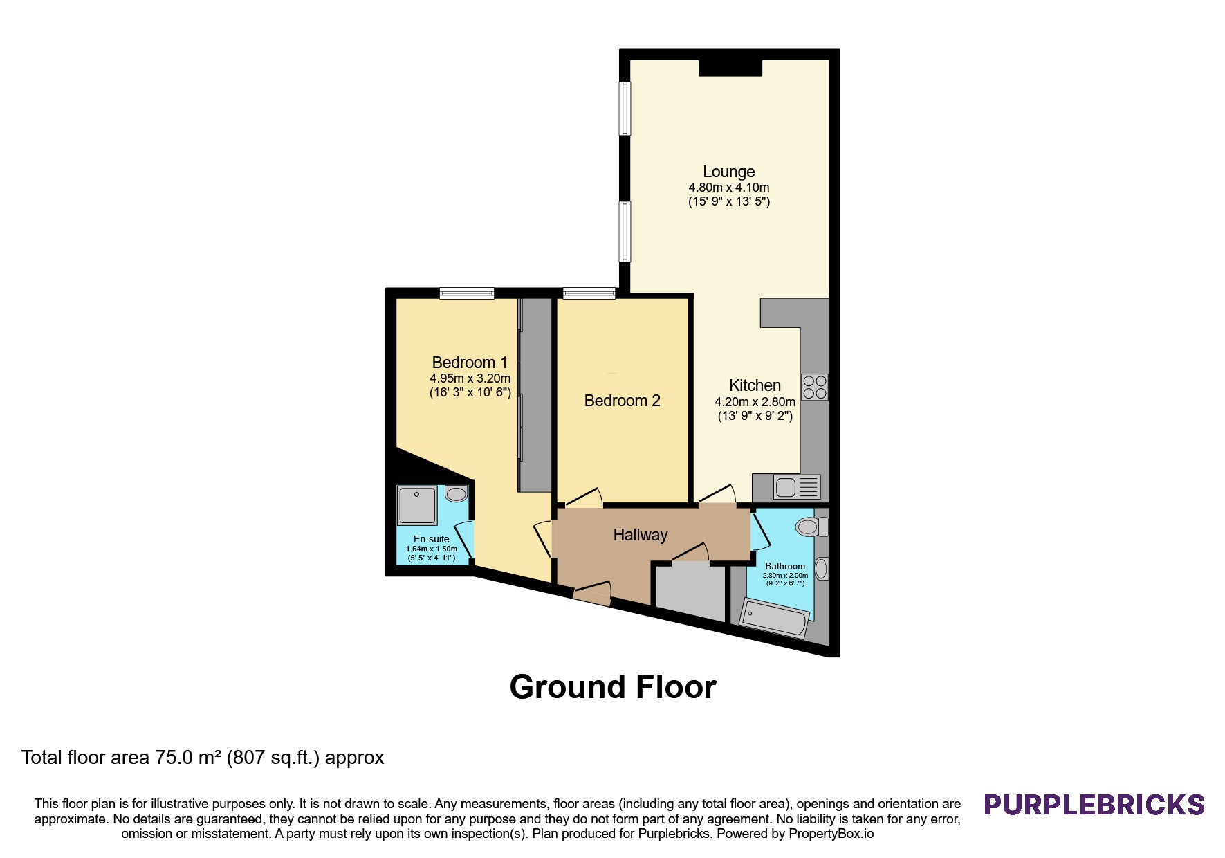 2 Cotton Tree Court, Reynold Street, Hyde floorplan