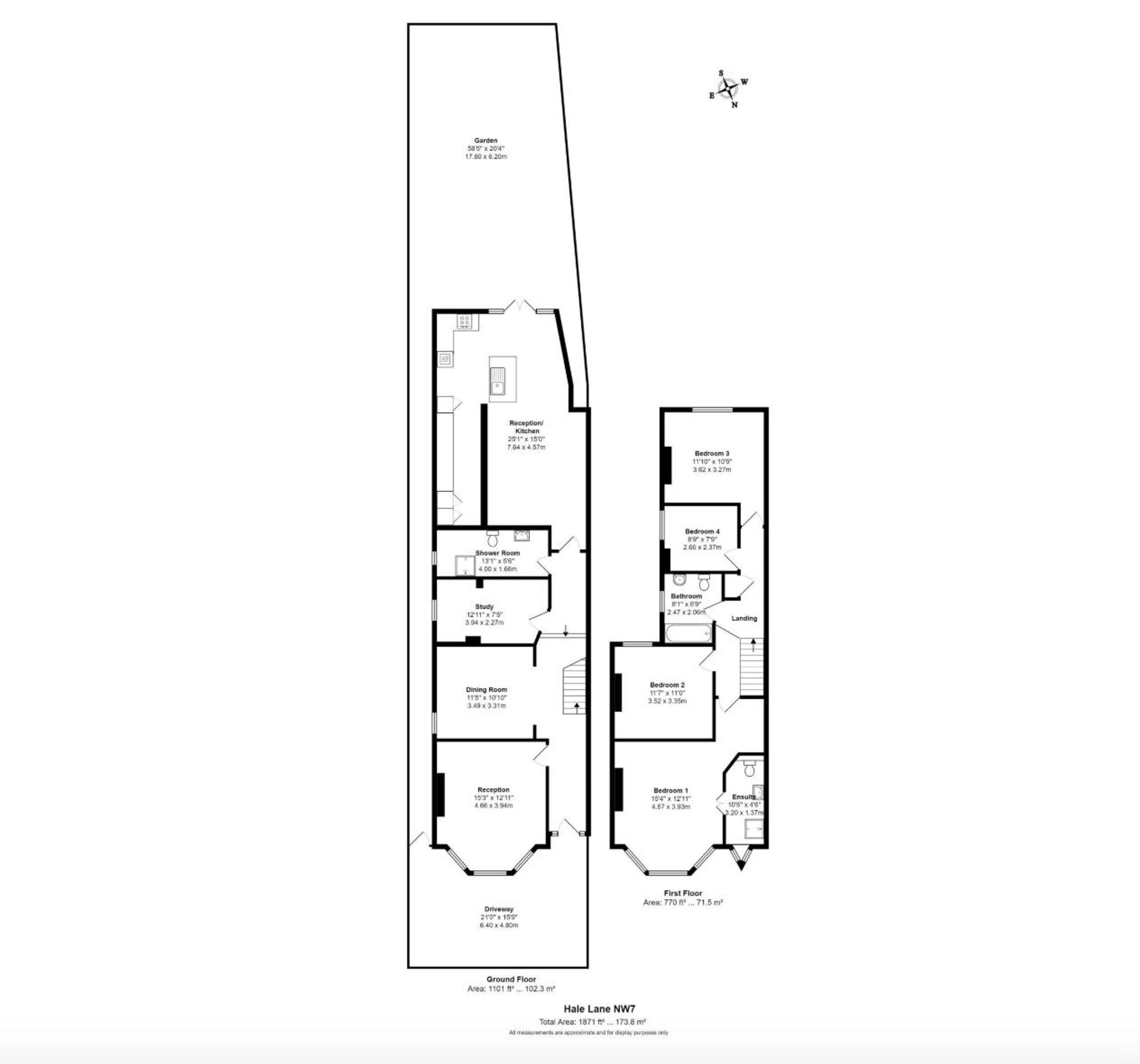 21 Hale Lane, London floorplan