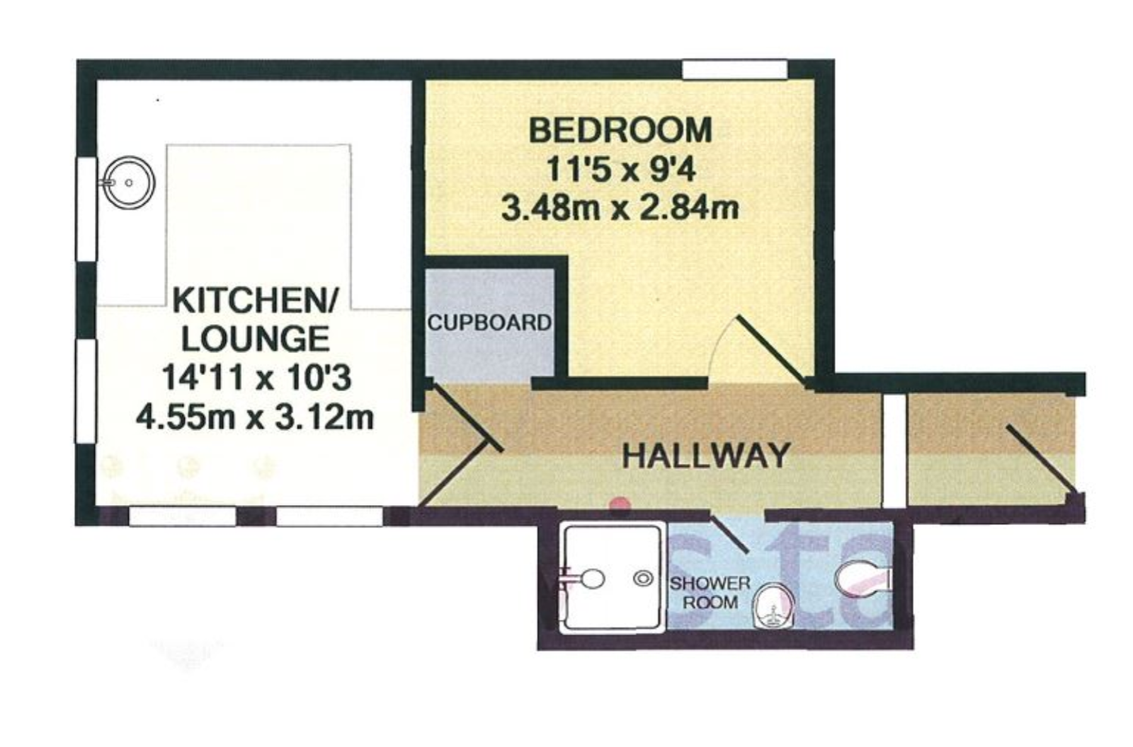 Flat 6, 28, Castle Crescent, Reading floorplan