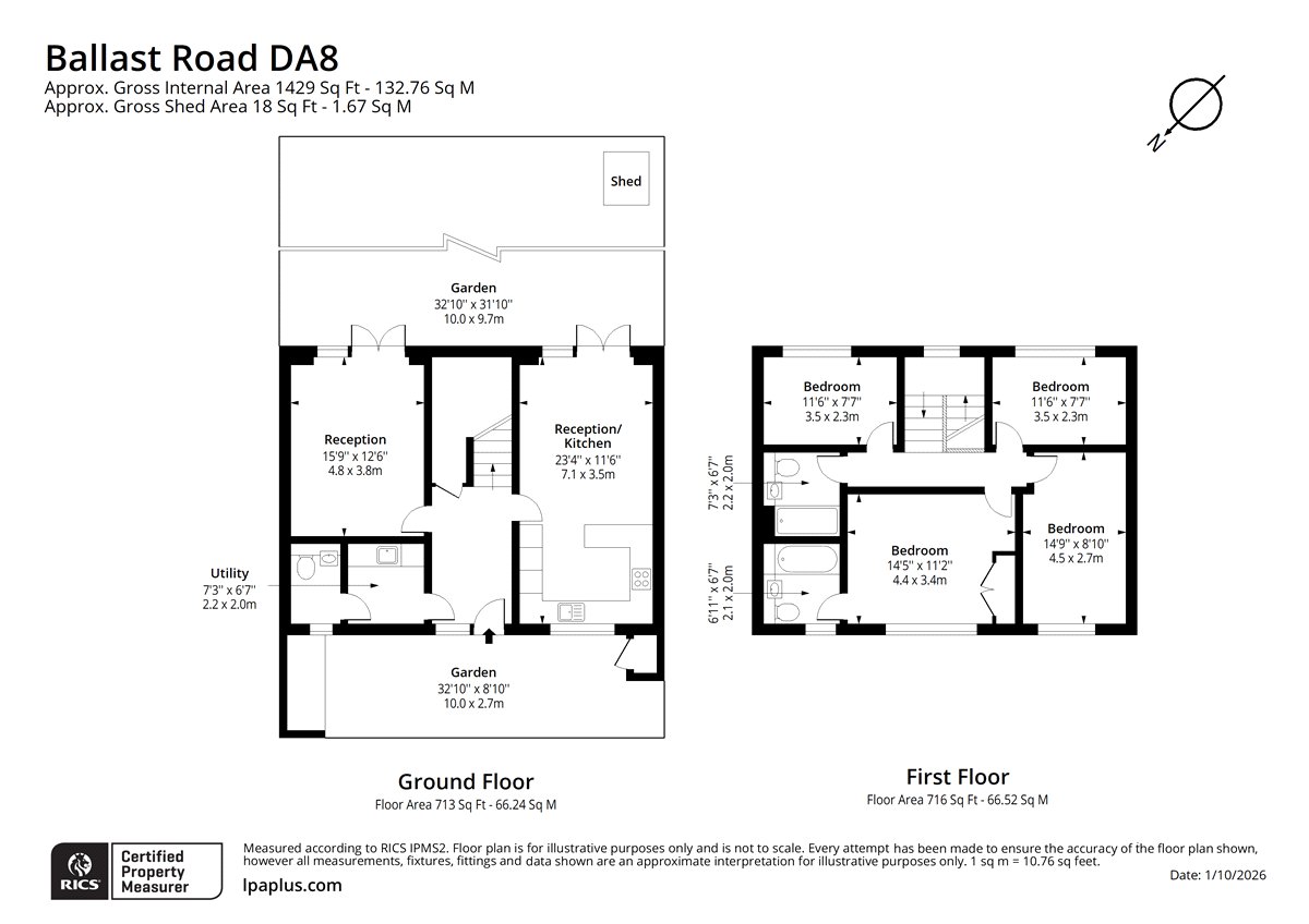 87, Ballast Road, Erith floorplan