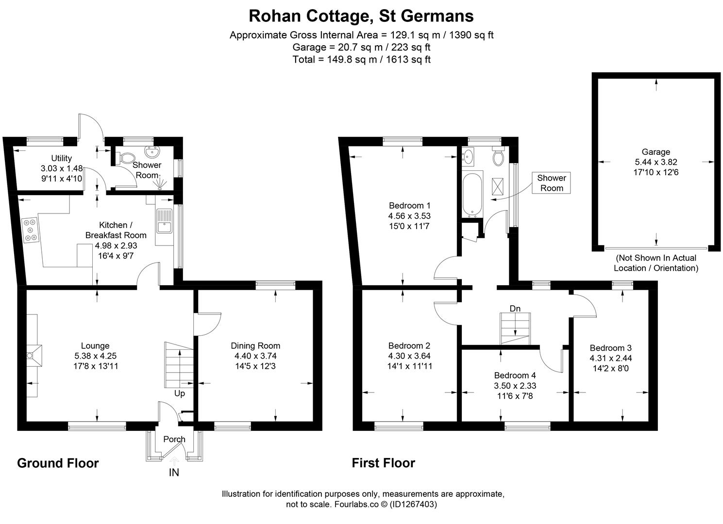 Rohan Cottage, Church Street,, St. Germans Saltash floorplan