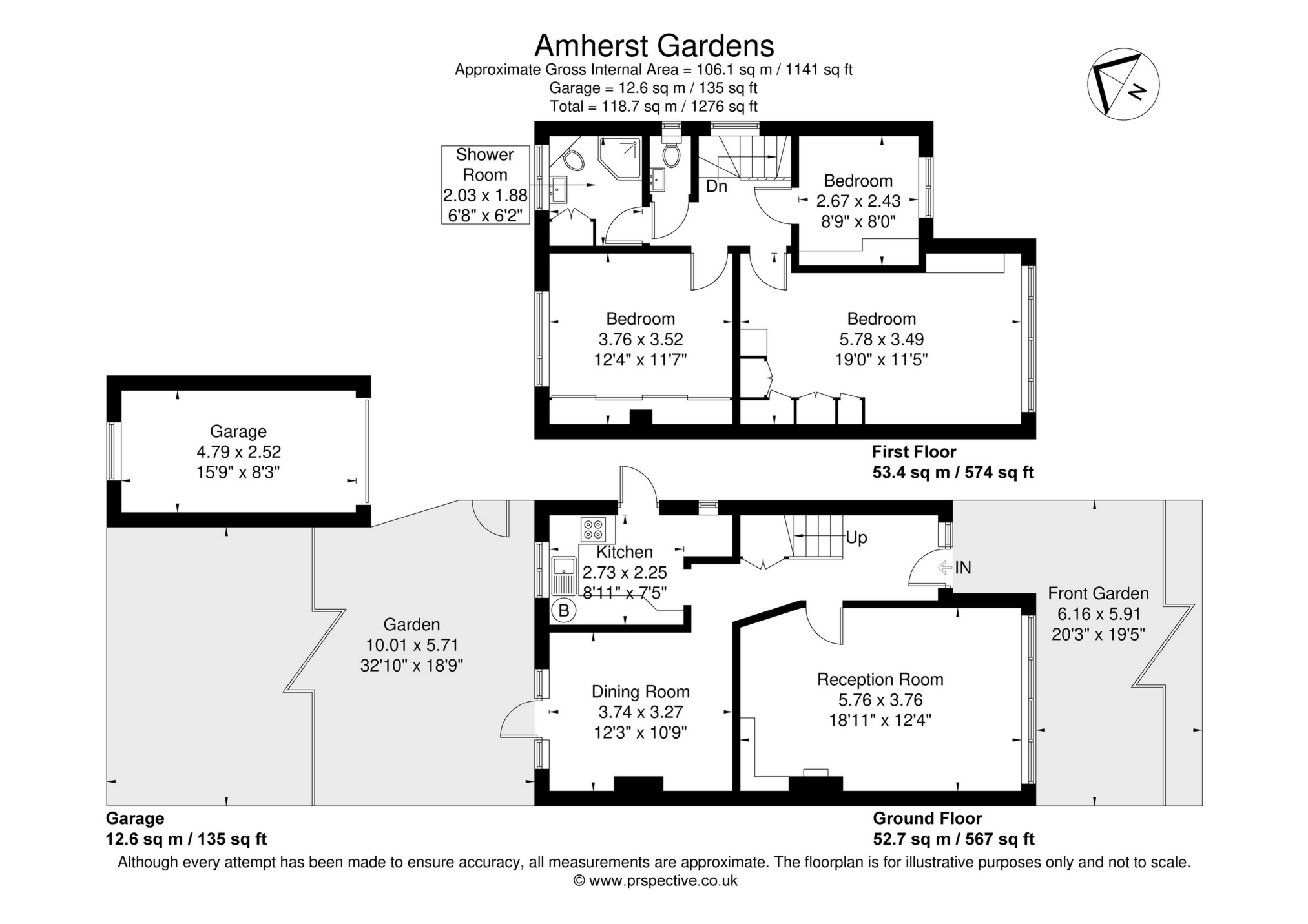 4, Amherst Gardens, Amherst Road, London floorplan