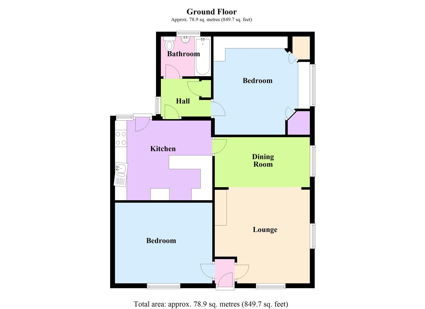 2 Bedrooms Semi-detached bungalow for sale in Holly Walk, Baginton, Coventry CV8