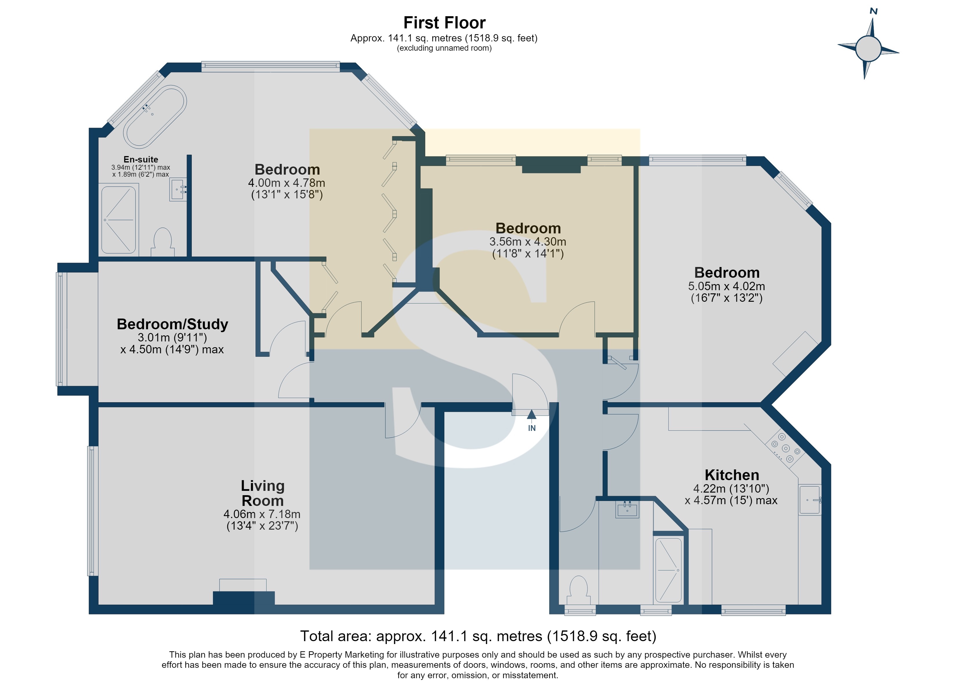 Flat 2, Clay Hill House,, Wey Hill, Surrey floorplan
