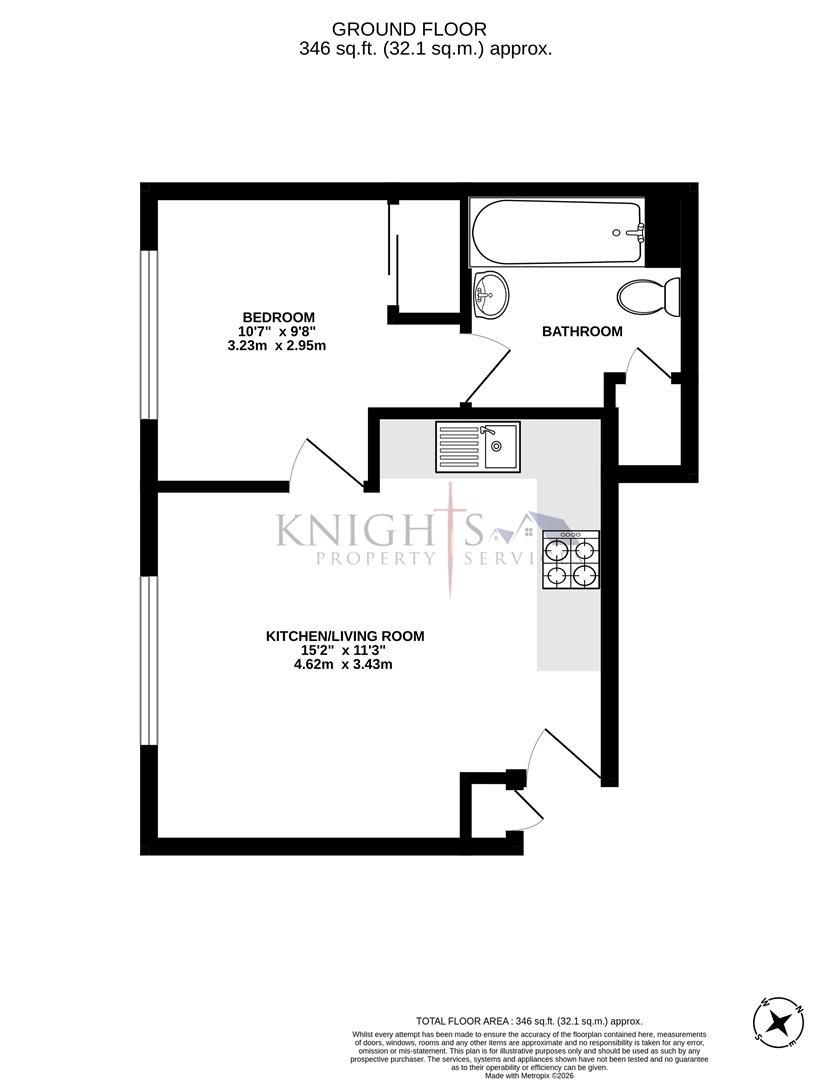 23, Fairway Heights, Camberley floorplan