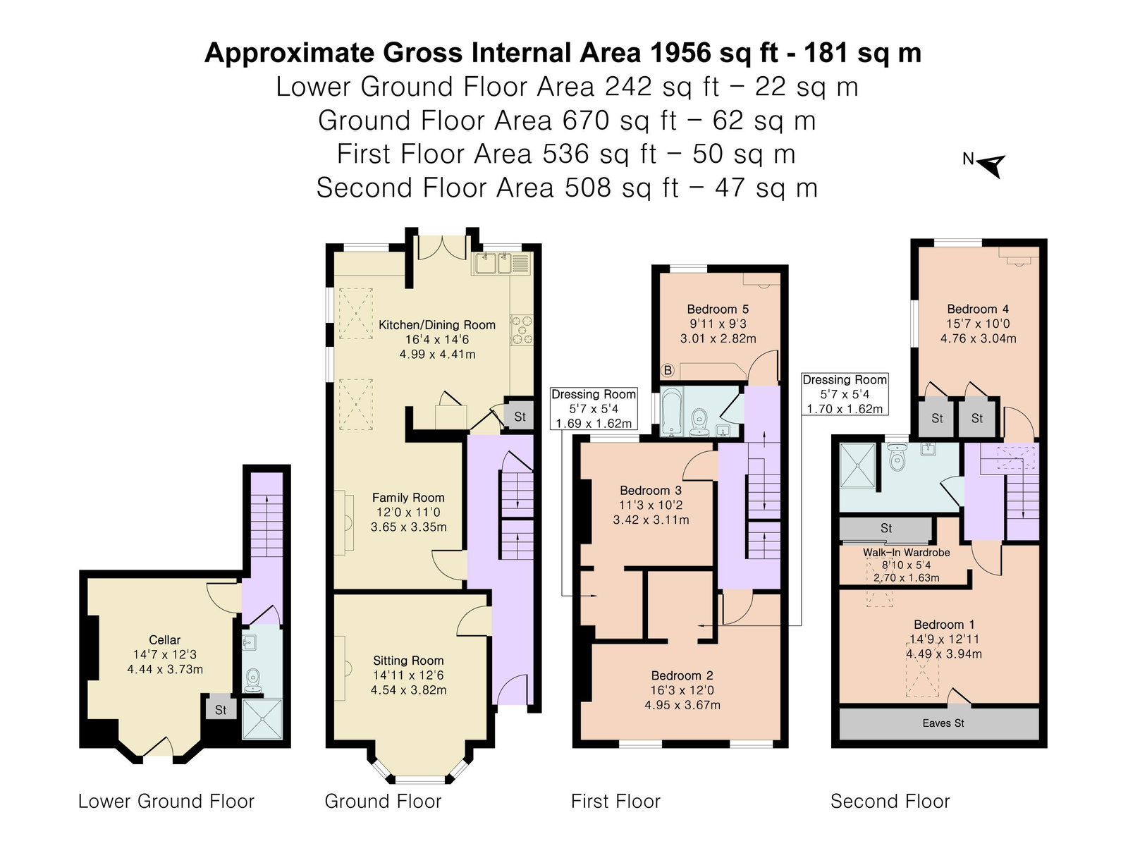 45, Marshall Road, Manchester floorplan