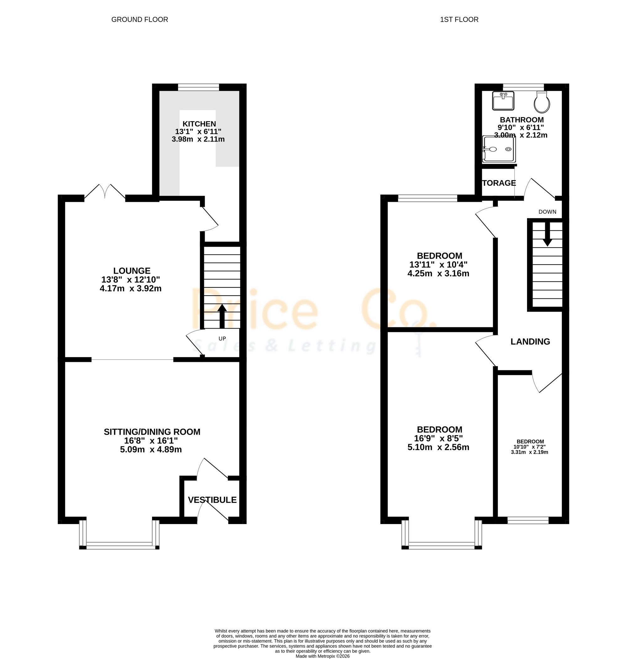 19 Partington Street, Bolton floorplan