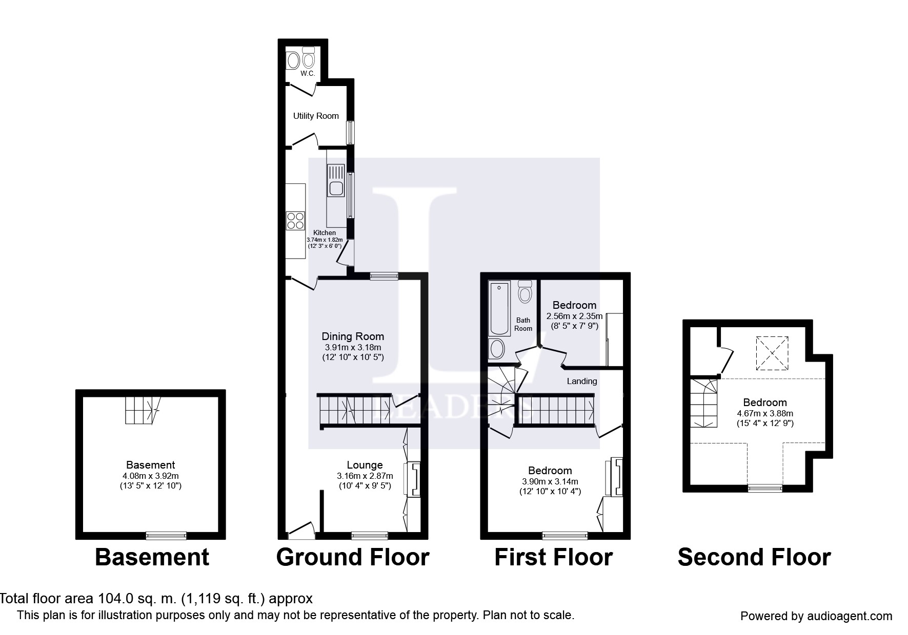 191, Orchard Street, West Sussex floorplan