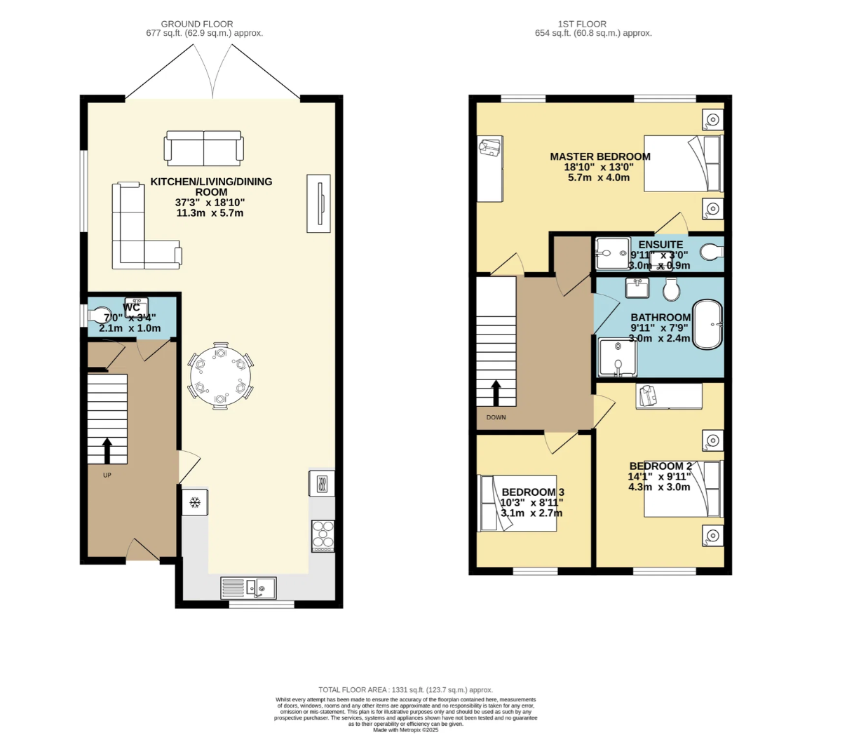 Plot 7,  Nursery Fields, Downs Road, Dover floorplan
