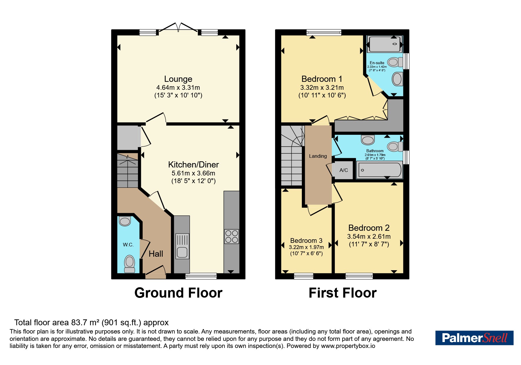 32, Feltham Close, Somerset floorplan