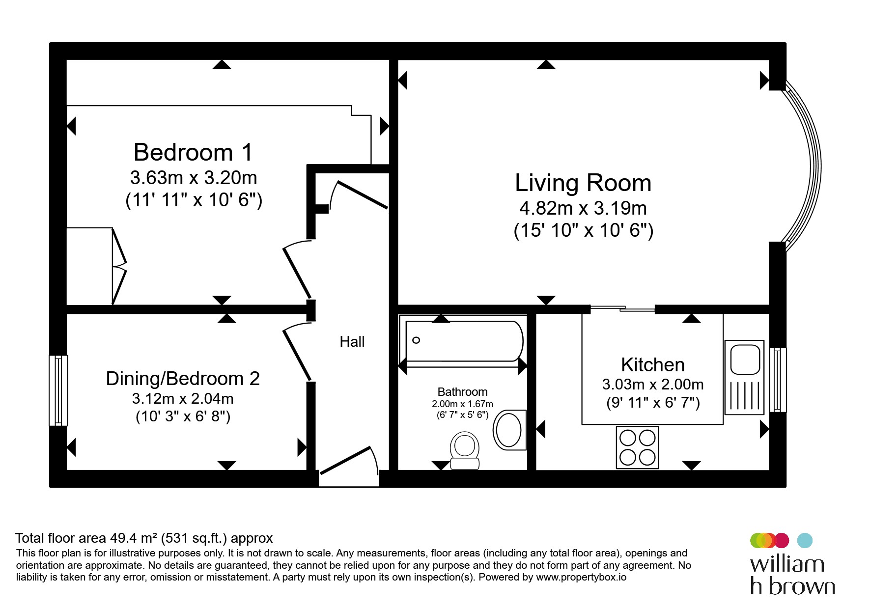 17, Buckingham Way, Barnsley floorplan