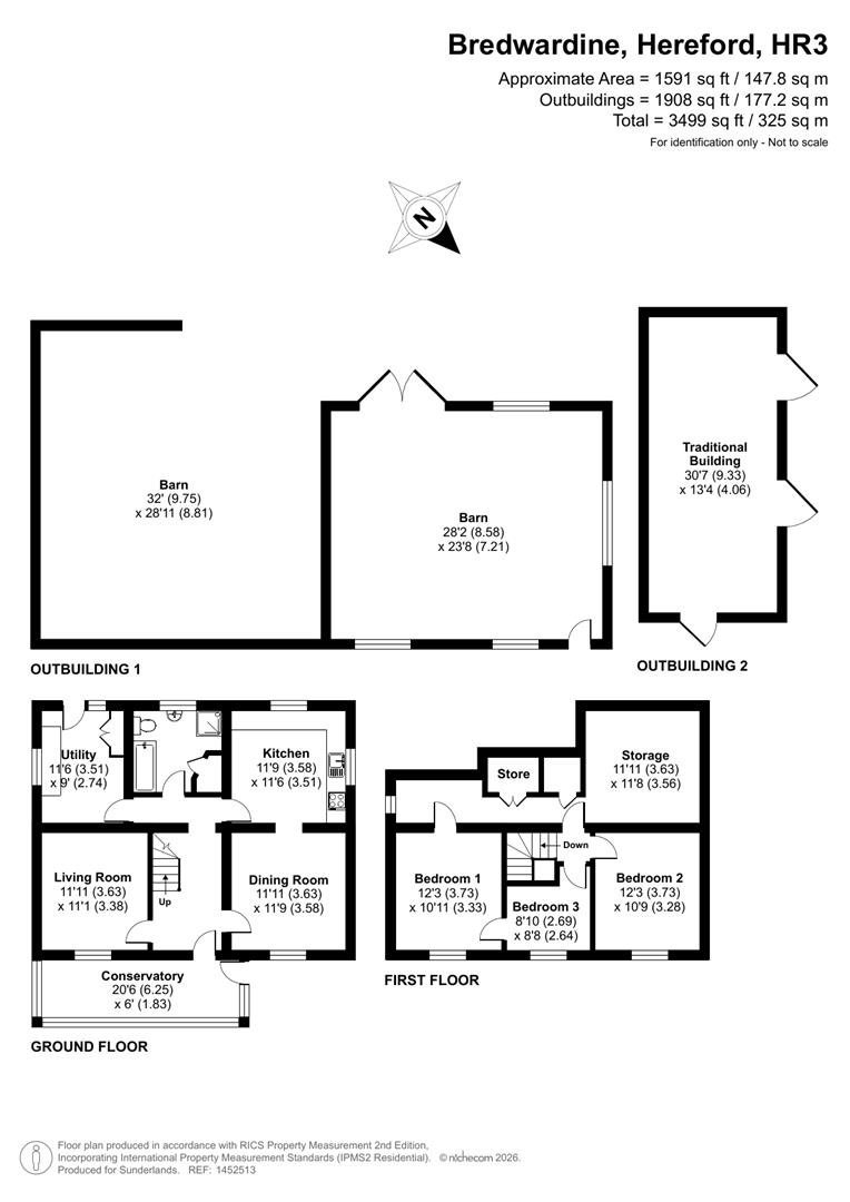Dolvach Farm, Bredwardine, Hereford floorplan