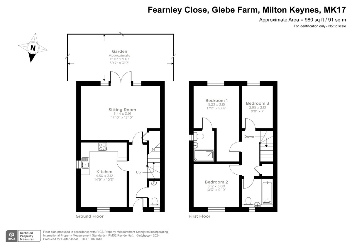 3, Fearnley Close, Milton Keynes floorplan