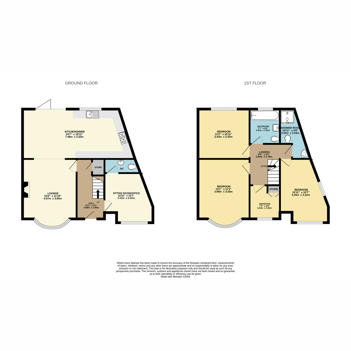 2, Church Lane, Barton-under-Needwood floorplan