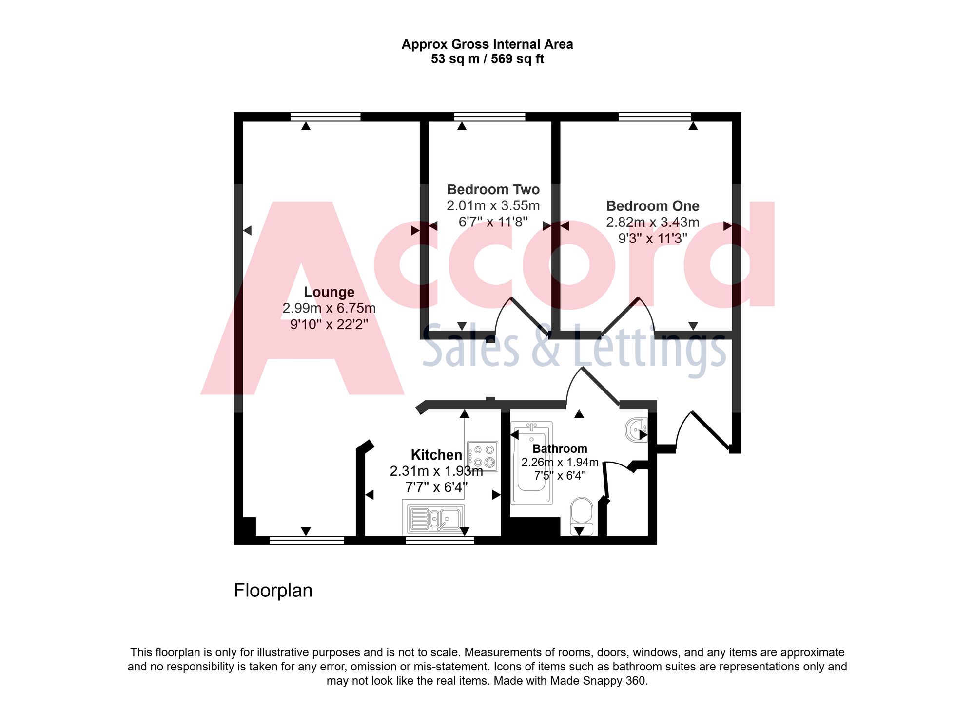 86 Walnut Close, Basildon floorplan