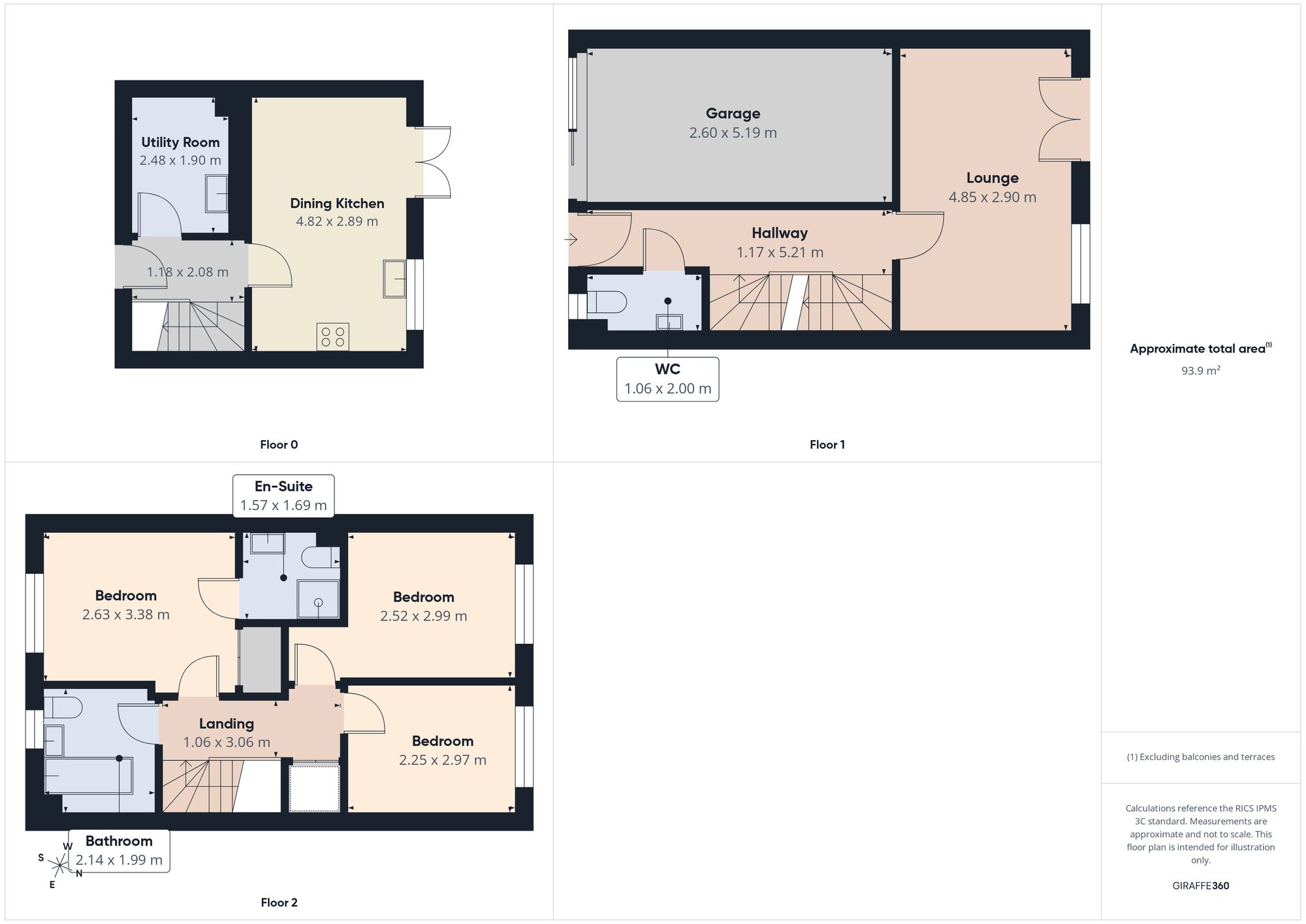 57 Windmill Way, Gateshead floorplan