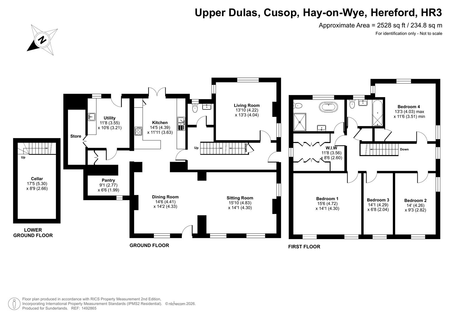 Upper Dulas, Cusop, Hereford floorplan