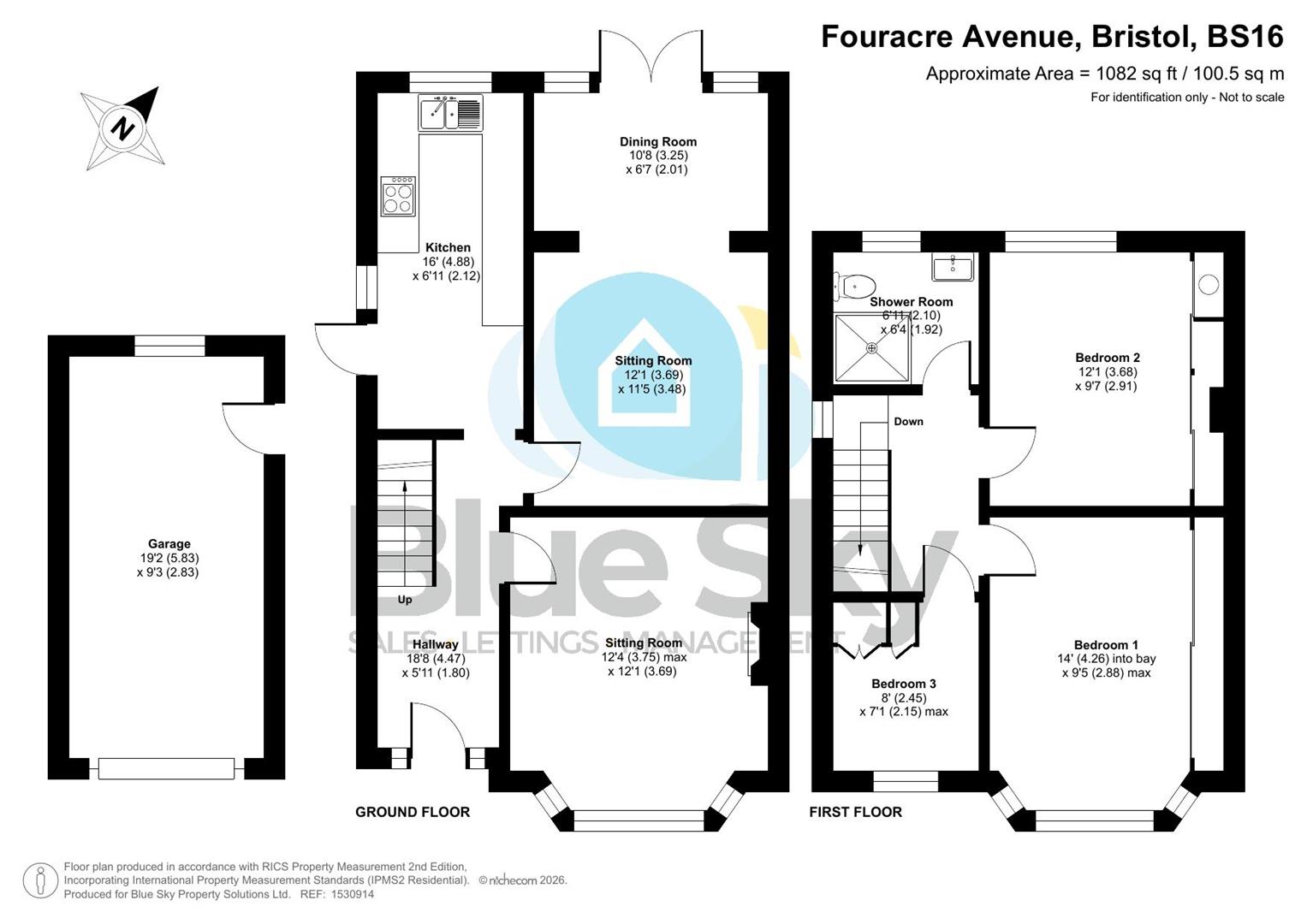 Four Acre Avenue, Bristol floorplan