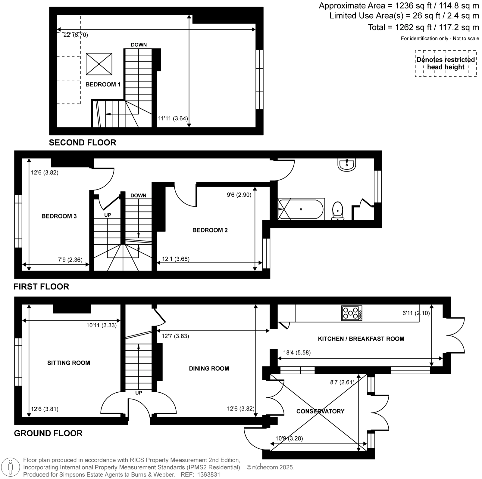 12, Elmbridge Road, Cranleigh floorplan