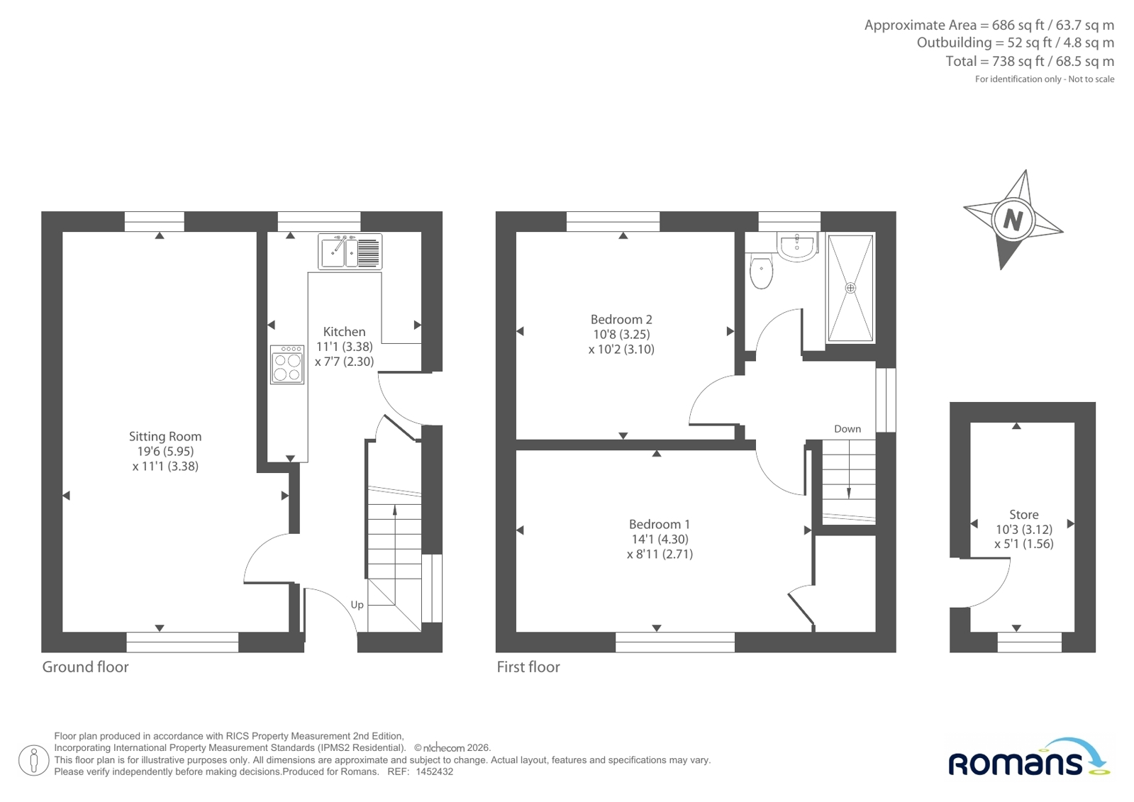 50, Willis Waye, Winchester floorplan