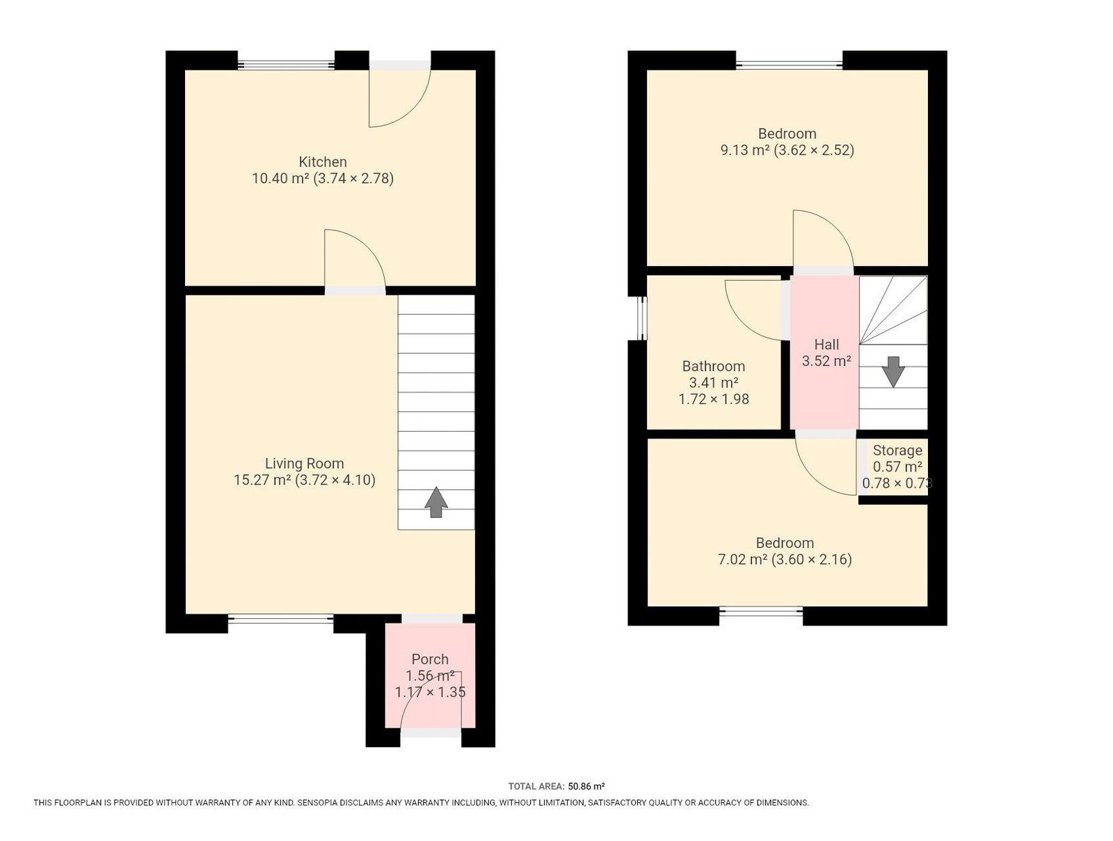 12, Brookfield Close, Rotherham floorplan