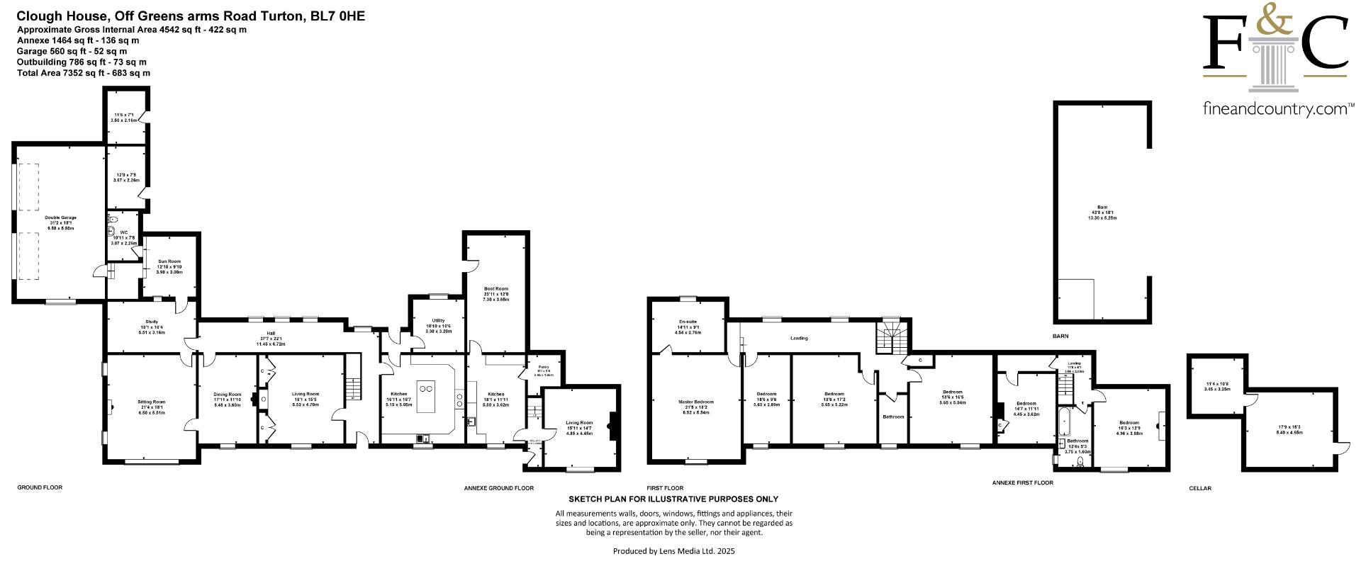 Clough House, Clough House Farm, Greens Arms Road, Bolton floorplan