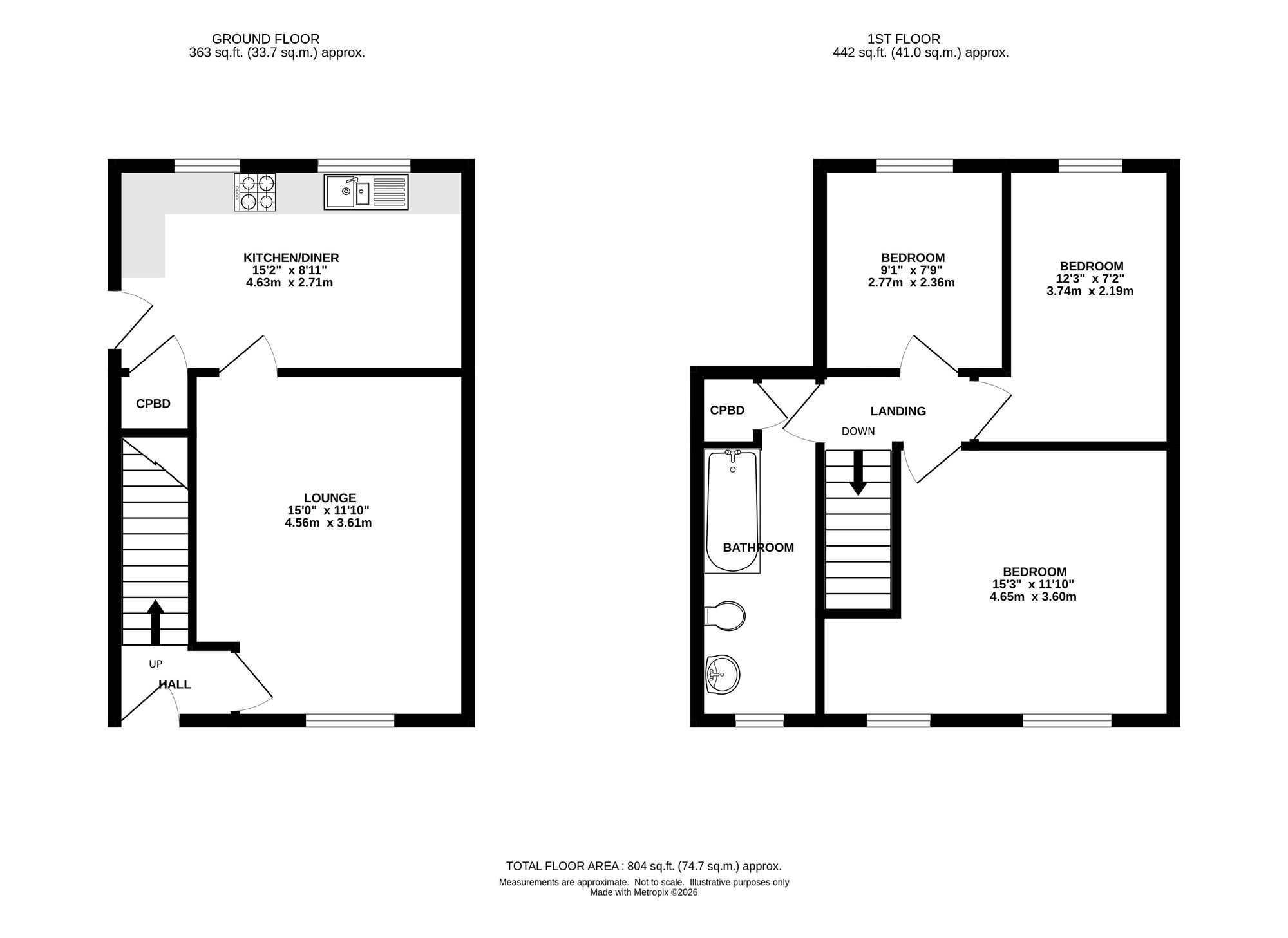 13 Anchor Avenue, High Peak floorplan