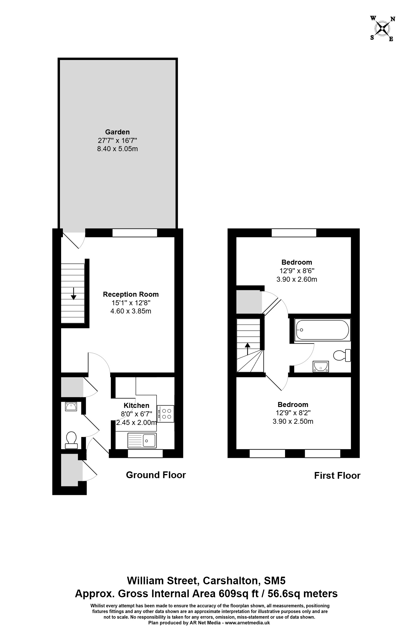20, William Street, Carshalton floorplan