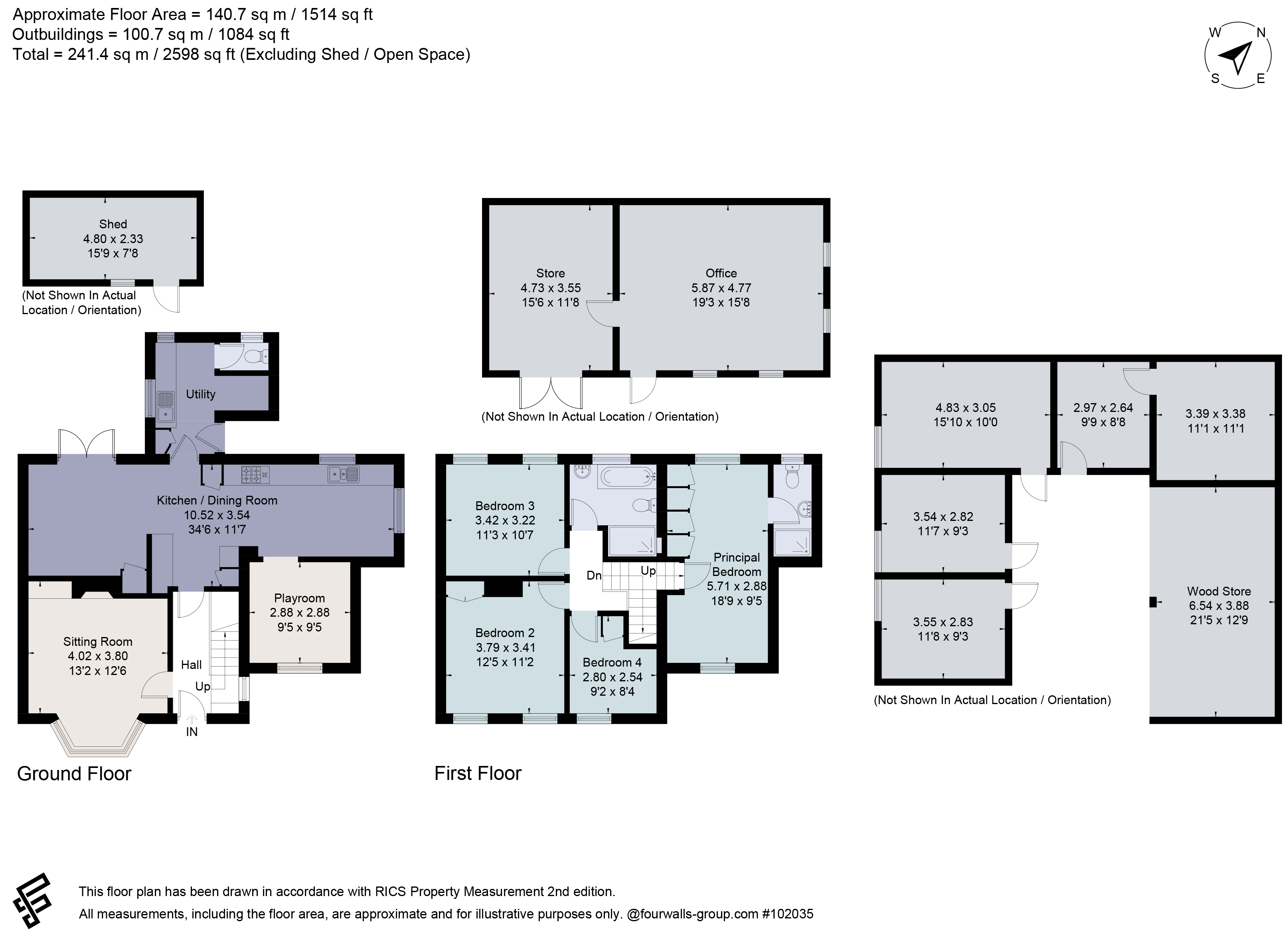 22, Fords Close, High Wycombe floorplan