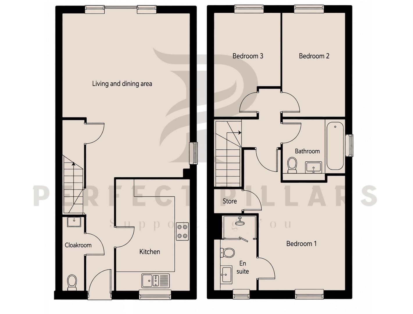 9, Ginger Row, Milton Keynes floorplan