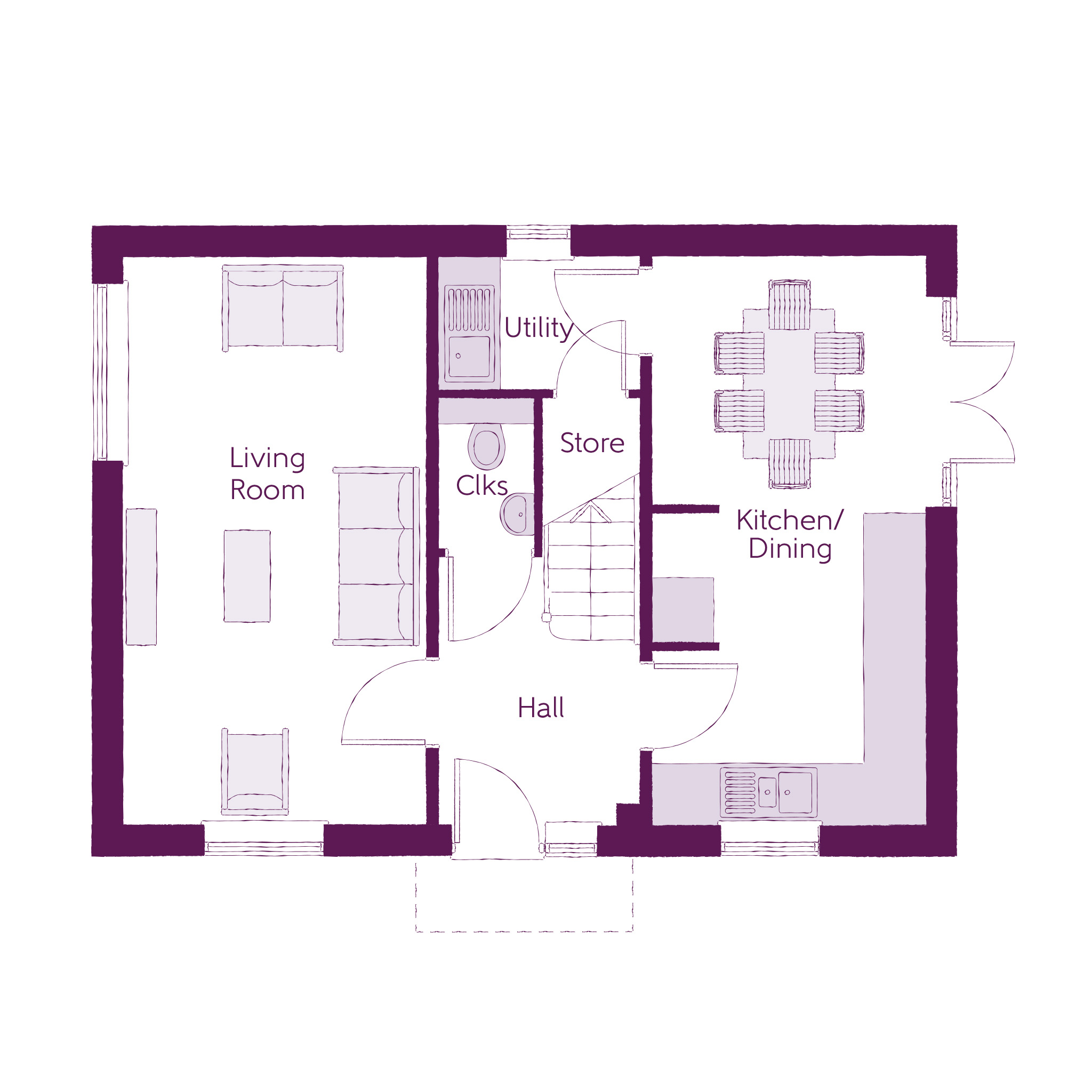 Dacre Avenue, Off Baileys Lane, Halewood floorplan