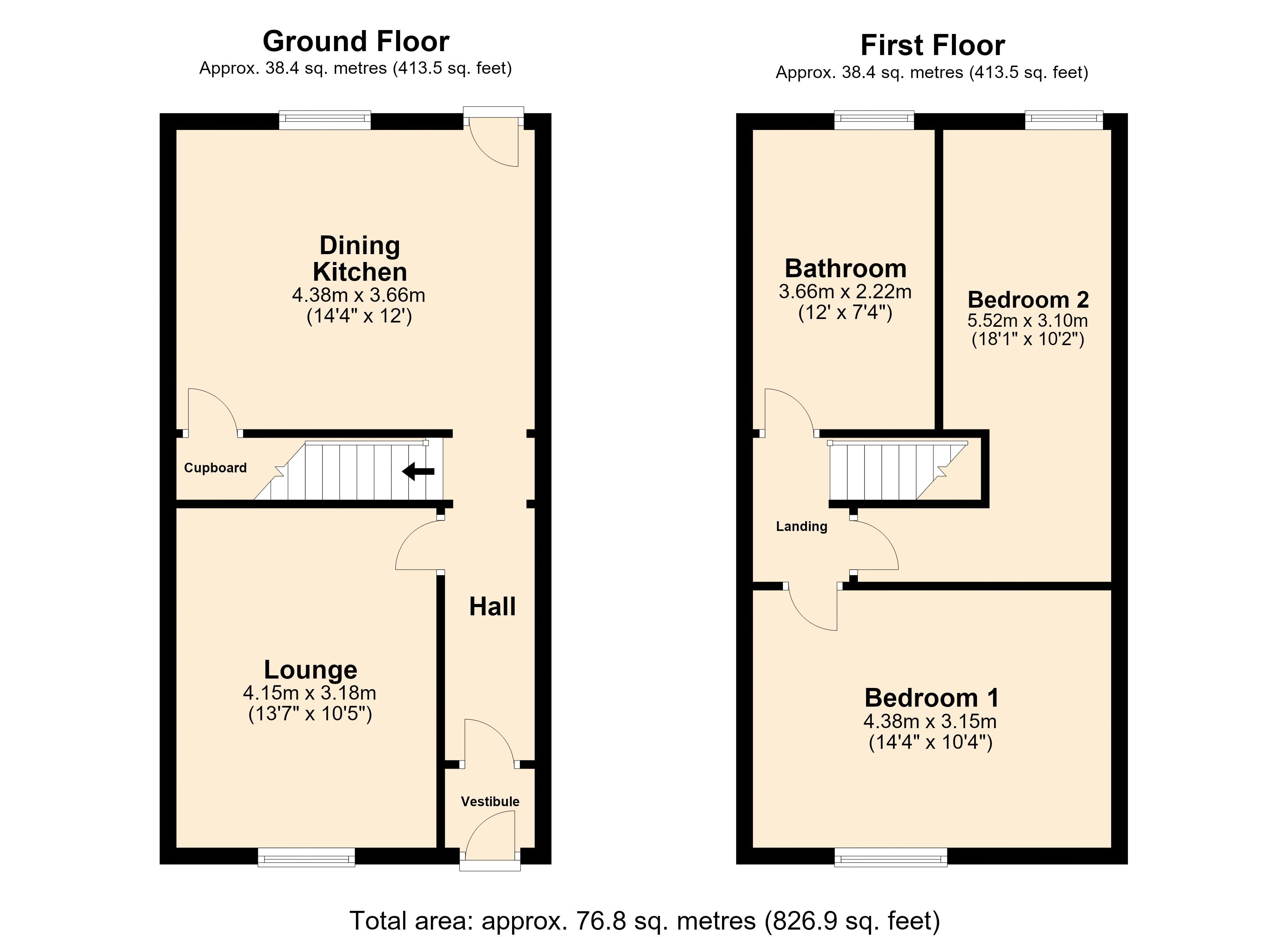26, Charlotte Street, Rochdale floorplan